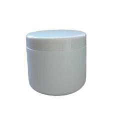 Pote Plástico Branco 500g - 25 Un. - Alimentos, Suplementos - JOIMAR