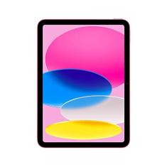 iPad da Apple (10a geração): Com chip A14 Bionic, tela Liquid Retina de 10,9 polegadas, 64 GB Wi-Fi 6 + rede celular 5G, câmera frontal de 12 MP, câmera traseira de 12 MP, Touch ID – Rosa