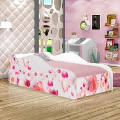 Cama Fun Rosas Solteiro - CasaH