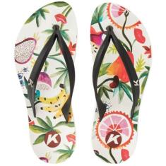 Chinelo Kenner Ibiza Fruit Feminino - Preto e Rosa - 35