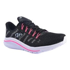 Tênis De Caminhada Academia Runway Training Feminino, 39, Preto, Rosa