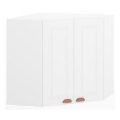 Armário Canto Diagonal 2 Portas Branco Polar