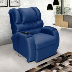 Poltrona do Papai Retrátil com Controle Imperial Império Estofados