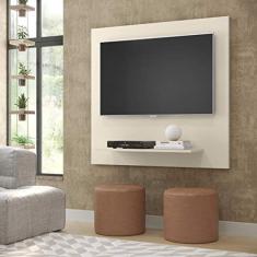 Painel Sala Para TV até 32 polegadas Wood Off White - Comprar Moveis Em Casa