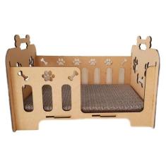 Cama Cachorro - Cama Para Cachorro E Gato Em Mdf 6mm - Caminha Pet Dog