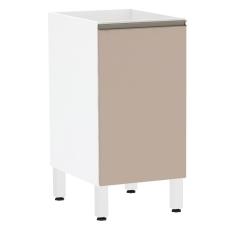 Balcão de Cozinha sem Tampo 40cm 1 Porta Pérola Luciane Móveis