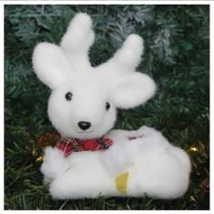 Boneco Natal Enfeite Natalino Rena Felpuda 20cm