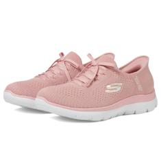 Skechers Tênis feminino Summit New Daily Hands Free Slip-ins, Ros=rosa, 38
