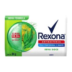 Sabonete Em Barra Erva Doce Antibacterial 84g Rexona - Unilever