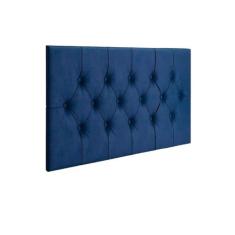 Cabeceira Para Cama Box Suspensa Stefany 88x55 Solteiro - MPA, Azul