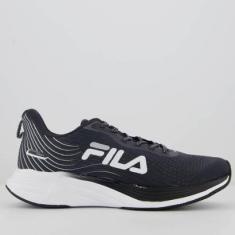 Tênis Fila Racer Curve 2 Preto e Cinza-Masculino