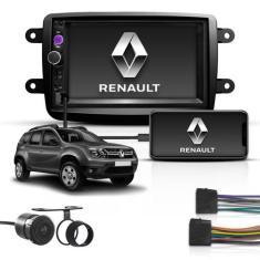 Kit Central Multimidia 2 Din Mp5 Bt Espelha Renault Duster - First Opt