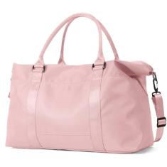 Bolsa esportiva de viagem, bolsa de viagem de fim de semana masculina pequena bolsa de ginástica para mulheres, bolsa hospitalar para trabalho de parto e parto, bolsa de bagagem noturna com manga de