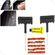 Kit Reparo Remendo Pneu Sem Câmara Carro Moto socorro