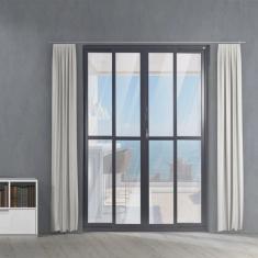 Porta de Aluminio de Correr 210x150cm 4 Folhas Topsul