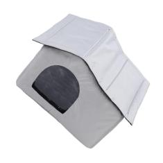 Casa para Gatos Ao Ar Livre, Casa para Animais de Estimação Refrigerada para o Verão à Prova D'água, Condomínio para Gatos Com Bolsas de Gelo e Revestimento de Folha de Alumínio