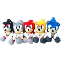 Pelúcia Sonic 35cm  Diversas Cores
