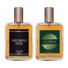 Kit Perfume Masculino - Patchouli Dark + Attar 100Ml