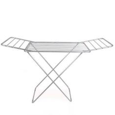 Varal De Chão Com Abas Alumínio 15Kg Mor Prata