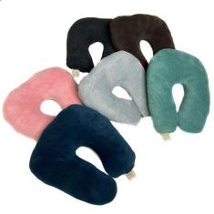 Travesseiro Almofada de Pescoço Avulsa para Viagem Cores Sortidas com 