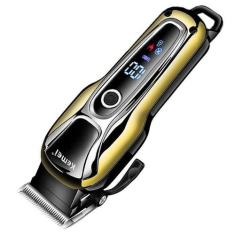 4 Maquina D Corte Cabelo Kemei Km-1990 Turbo Sem Fio Bivolt, Bivolt