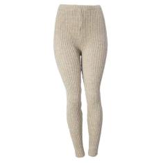 Calça Fuso Katlen Tricot Canelado - segunda pele, Único, Bege