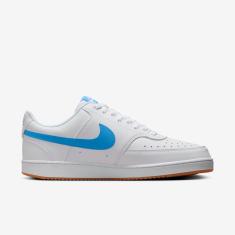 Tênis Nike Court Vision Lo Masculino Cor Branco/Azul - 40