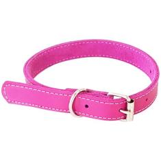 Coleira Para Cachorro em Couro Ajustável Reforçada Cães Pet - N 2 - CR