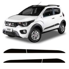 Faixa Fiat Mobi Cross Way 2019/2020 Adesivo Lateral Preto - SPORTINOX