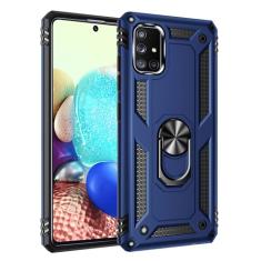 SORAKA Capa para Samsung Galaxy A71 5G com suporte para anel Capa Slim Fit de TPU macio Capa Samsung Galaxy A71 5G com placa de metal para suporte magnético de telefone para carro