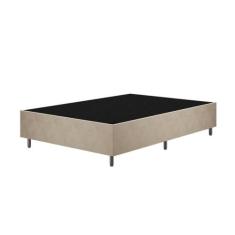 Base Box Casal Zeus Viero 25x138x188cm Bege/Creme