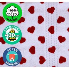 Jogo de Toalhas de Banho 5 pçs 100% Algodão Felpuda Dohler Prisma