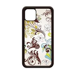 Flower Plants Capa colorida de flor para iPhone 12 Pro Max para Apple Mini Mobile Case Shell