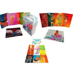Kit Jogos Educativos Folclore Quebra-cabeça + Jogo memória 10 pares