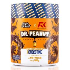 Pasta De Amendoim Chocotine 600g Com Whey Protein Dr Peanut