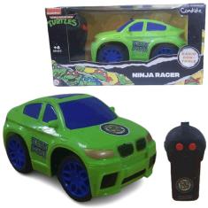 Carrinho de Controle Remoto Ninja Racer Tartarugas Ninja