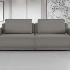 Sofá 2 Lugares 200 Cm Apolo Veludo Cinza