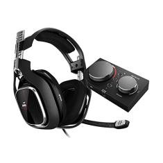 Headset ASTRO Gaming A40 TR + MixAmp Pro TR Gen 4 com Áudio Dolby para Xbox Series, Xbox One, PC, Mac - Preto/Vermelho