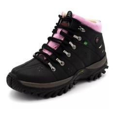 Bota Coturno Feminino Motociclista Mr Try Shoes Confortável, Preto, Fe