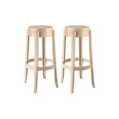 Kit 2 Banqueta de Cozinha Shine UZ8007 2 Un Capuccino - Kappesberg