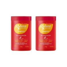 Creme De Tratamento Kolene 1000G Reconstrucao - Kit Com 2Un