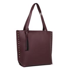 Bolsa Feminina Grande com Alça Transversal Handbag Santucci, Grande, F