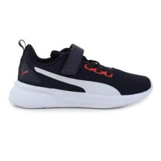 Tênis Infantil Masculino Puma Flyer Runner Preto - 309719-Masculino