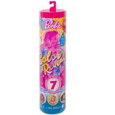 Boneca Barbie Color Reveal 7 Surpresas Festa de Confete Mattel GWC58