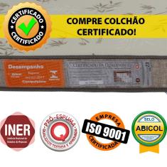 Colchão Solteiro Mini Cama Montessoriano Infantil Espuma D23 Certificada Antialérgico 88x188x12 - BF Colchões