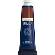 Lefranc & Bourgeois Óleo fino suave e altamente pigmentado, tinta à base de óleo, Rotocker Transparente, 40 ml