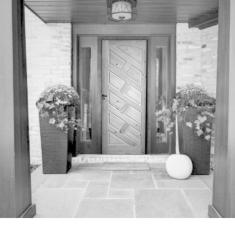 Kit Porta de Madeira 210x82cm Batente 18cm Spazio Eco Uniportas  Natural