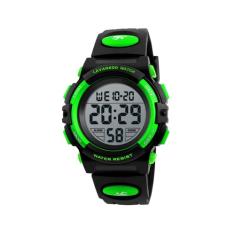 Relógio infantil, para meninos de 3 a 15 anos, cronógrafo digital esportivo, ao ar livre, multifuncional LED, 50 m à prova d'água com alarme e calendário analógico, pulseira de silicone, presente