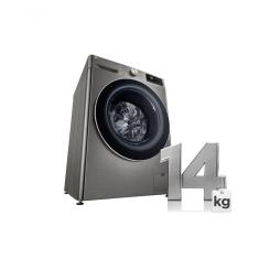Lava e Seca Smart LG VC2 14kg Inox Look Com Inteligência Artificial AI DD CV9014PC2A 220V