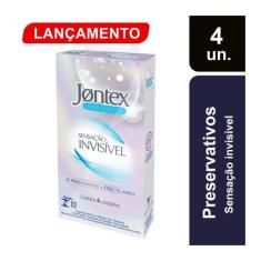 Preservativo Jontex Sensacao Invisivel 4 Unidades, 4 Unidades